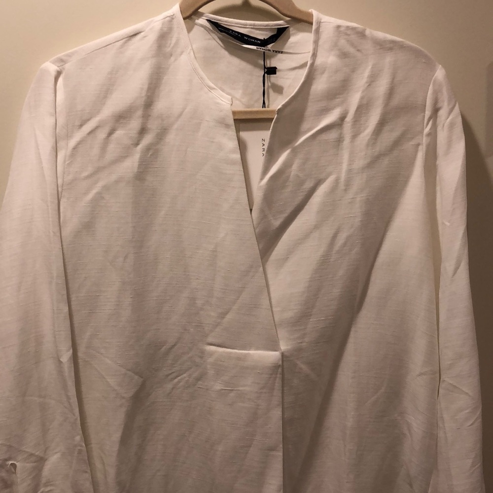 Zara White tunic